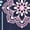 NAVY, variant on Instant Message - Mandala Flowers - Women's Short Sleeve Graphic T-Shirt