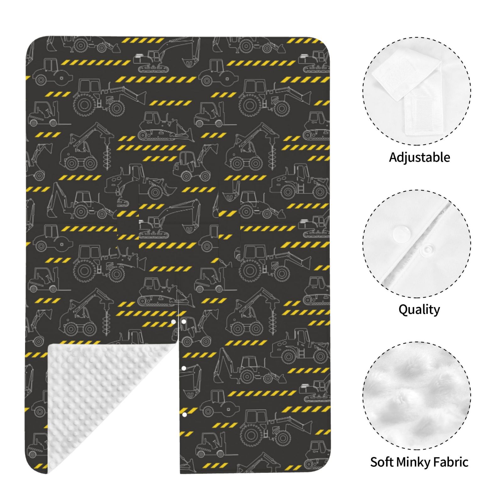 Car Seat Cover Baby - retro excavator Breathable Infant Car Seat Cover for Baby Carseat, Lightweight Comfort Baby Essentials Must Haves Newborn Stuff for Girl Boy