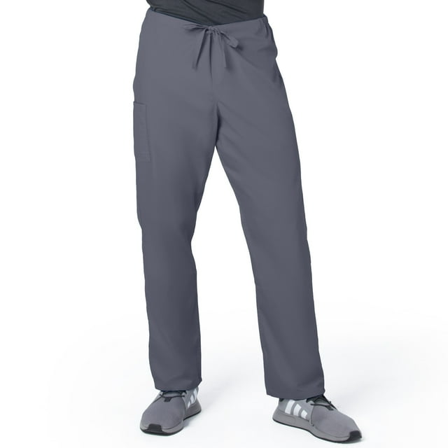Landau Unisex Scrub Zone Classic Relaxed Fit Breathable Fade Resistant 2 Pockets Elastic Cargo Scrub, Style 85221