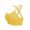 Yellow, variant on IFNWSV Comfort Sports Bra Wireless Solid Color Thin Strap Light Support Breathable for Gym Running
