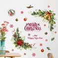 thumbnail image 1 of Rkstn Wall Decal Christmas Tree Holiday Self-Adhesive Wall Sticker It's The Wonderful Snowflake Display Window Wall Sticker, 1 of 4