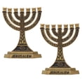 thumbnail image 2 of Candelabro religioso de 7 ramas Menorah Hanukkah, 2 uds., 2 of 8