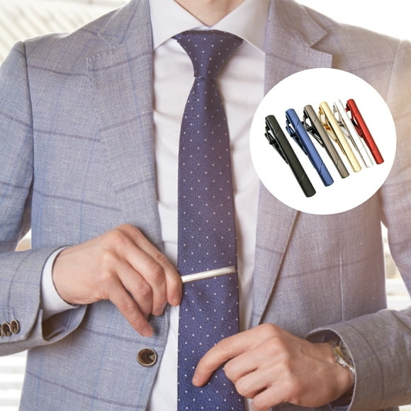 Clip Tie Clip Men's High-end Fashion Classic Business Wedding Simple Collar Clip Suit Tie Accessories