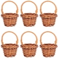 thumbnail image 3 of 6pcs Basket de manos en miniatura Rural creatividad creativa Props de diseño de la fiesta Cestas, 3 of 7