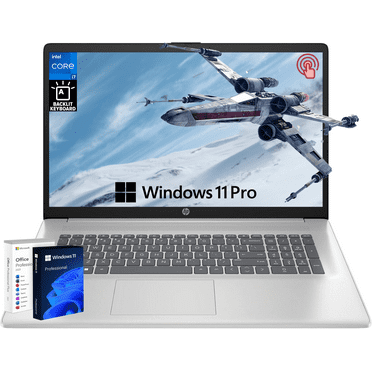 HP Premium 17 Touchscreen Laptop Business - 17.3" HD+ Display • Intel Core 7-150U • DVD Drive • Backlit Keyboard • Numeric keypad • Copilot • Win 11 pro & Office Lifetime(16GB RAM | 1TB SSD)