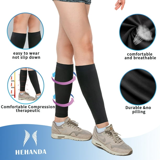 Calf Compression Sleeve Women, 1 Pairs 20-30mmhg Footless