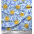 thumbnail image 1 of Soimoi Poly Georgette Fabric Artistic Flower Printed Craft Fabric by The Yard 42 Inch Wide, 1 of 1