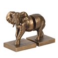 thumbnail image 2 of CC Home Furnishings 2-Piece Elephant Bookends - 10" - Copper Finish, 2 of 3