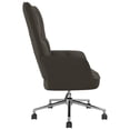 thumbnail image 2 of vidaXL Fauteuil de Détente en Velours Gris Foncé, 2 of 5