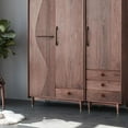 thumbnail image 7 of HDJNal 16Pcs Walnut Wood Knobs -40mm Flat Top Round Wood Drawer Knobs, Wardrobe Cupboard Knobs, Natural Wooden Furniture Knobs ,Drawer Pulls Handle for Home, Cabinet, Drawer and Dresser, 7 of 7