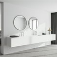 thumbnail image 2 of Ancona Uomo Widespread Cross Handle 3-Hole Bathroom Faucet, 2 of 6