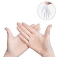 thumbnail image 4 of Paquete de 100 guantes desechables de PVC de alta densidad para uso en limpieza del hogar, tatuajes y cosméticos, 4 of 8