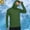 🔥 Green_New, variant on Dianli Men's UPF 50 Sun Protection Hoodie Shirt Long Sleeve SPF Fishing Outdoor UV Hiking Lightweight Shirts Army Green L
