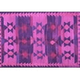 thumbnail image 1 of Ahgly Company Indoor Rectangle Southwestern Purple Country Area Rugs, 3' x 5', 1 of 4