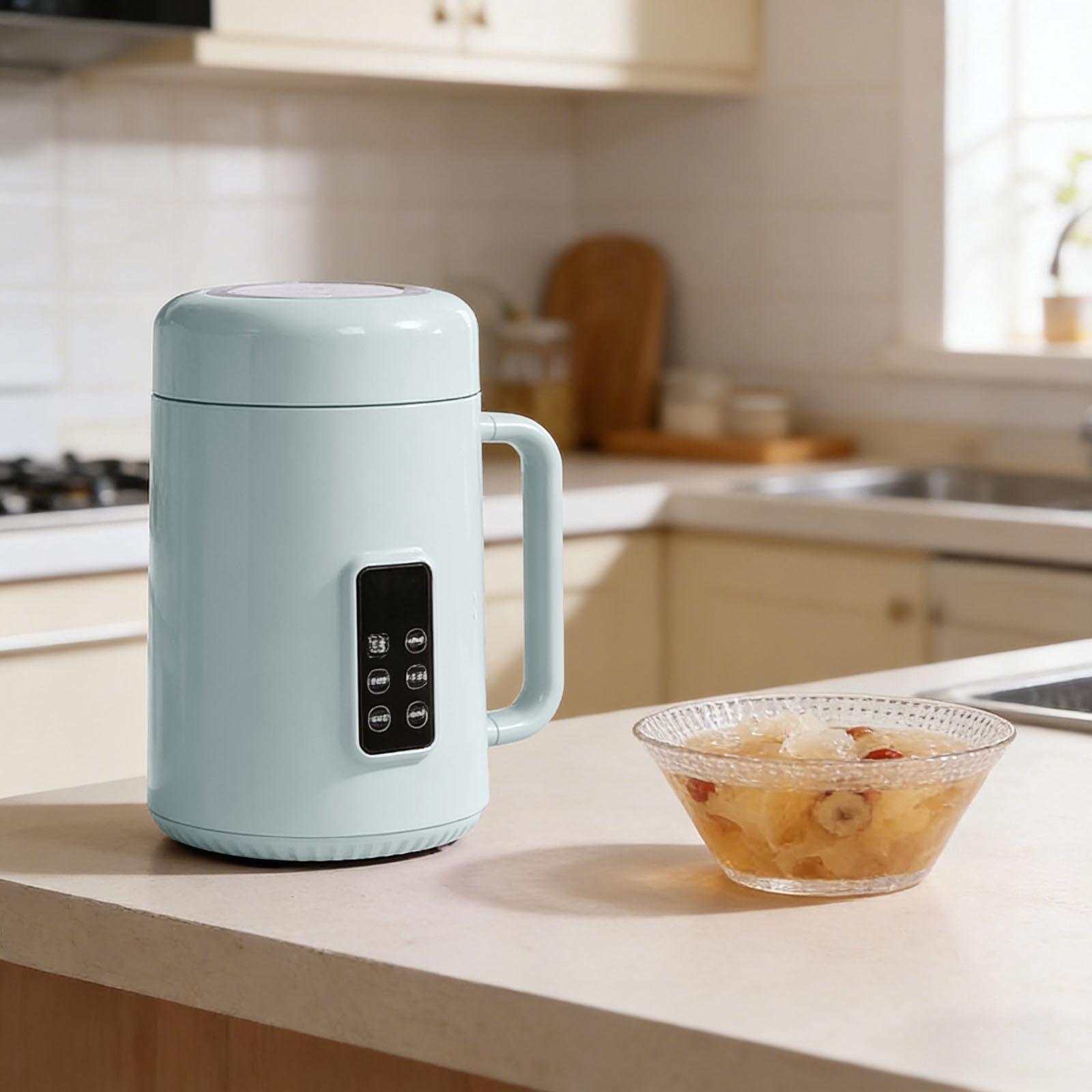 Electric Stew Pot : 1.0L Ramen Cooker, Multifunctional Stainless Steel Electric Pot, Portable, Multifunction Cooker Adjustment for Dorm, Office, Travel