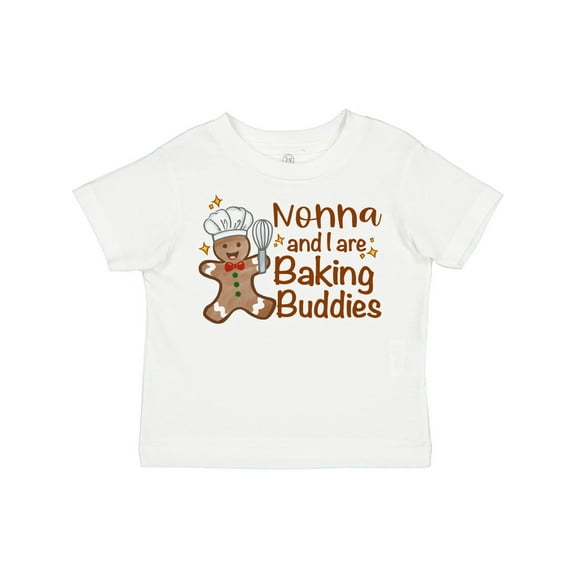 Inktastic Nonna and I Are Baking Buddies Boys or Girls Toddler T-Shirt