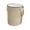 Khaki-KH-clearacne, variant on PpgejGEK Large Capacity 10 Gallon Foldable Portable Trash Can with Lid Outdoor Camping Collapsible Garbage Bin for Picnic Beach Home Storage
