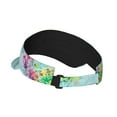thumbnail image 3 of Gaeub Dragonfly Floral Sun Visor Hats with Empty Top and Adjustable, UV Protection for Golf Tennis Cycling Running, 3 of 8