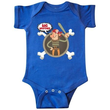 

Inktastic Big Brother Pirate Gift Baby Boy Bodysuit
