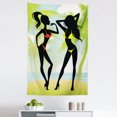 thumbnail image 1 of Pin up Girl Tapestry, Silhouette of 2 Girls at the Beach with Bikini in Tropical Island Palm Trees, Fabric Wall Hanging Decor for Bedroom Living Room Dorm, 5 Sizes, Multicolor, by Ambesonne, 1 of 1