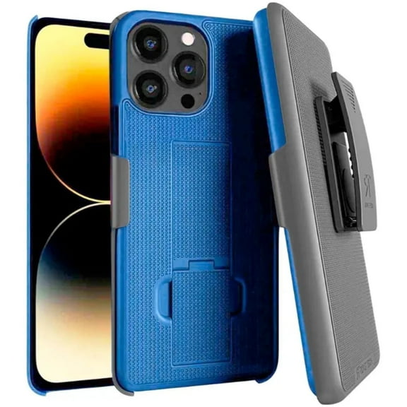 Rome Tech Apple iPhone 14 Pro Holster Case - Blue/Black