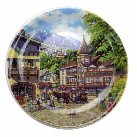 Souvenir Refrigerator German Summer Magnet Plate
