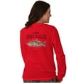 thumbnail image 3 of Gill McFinn Chum Salmon Fish Fishing Plus Size Long Sleeve Graphic Tee Shirt Brisco Brands 2X, 3 of 5
