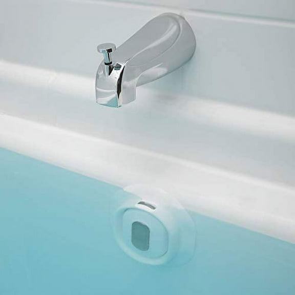 SlipX Solutions Better Soak 6.75’’ Adjustable Overflow Drain Cover with Suction Cups
