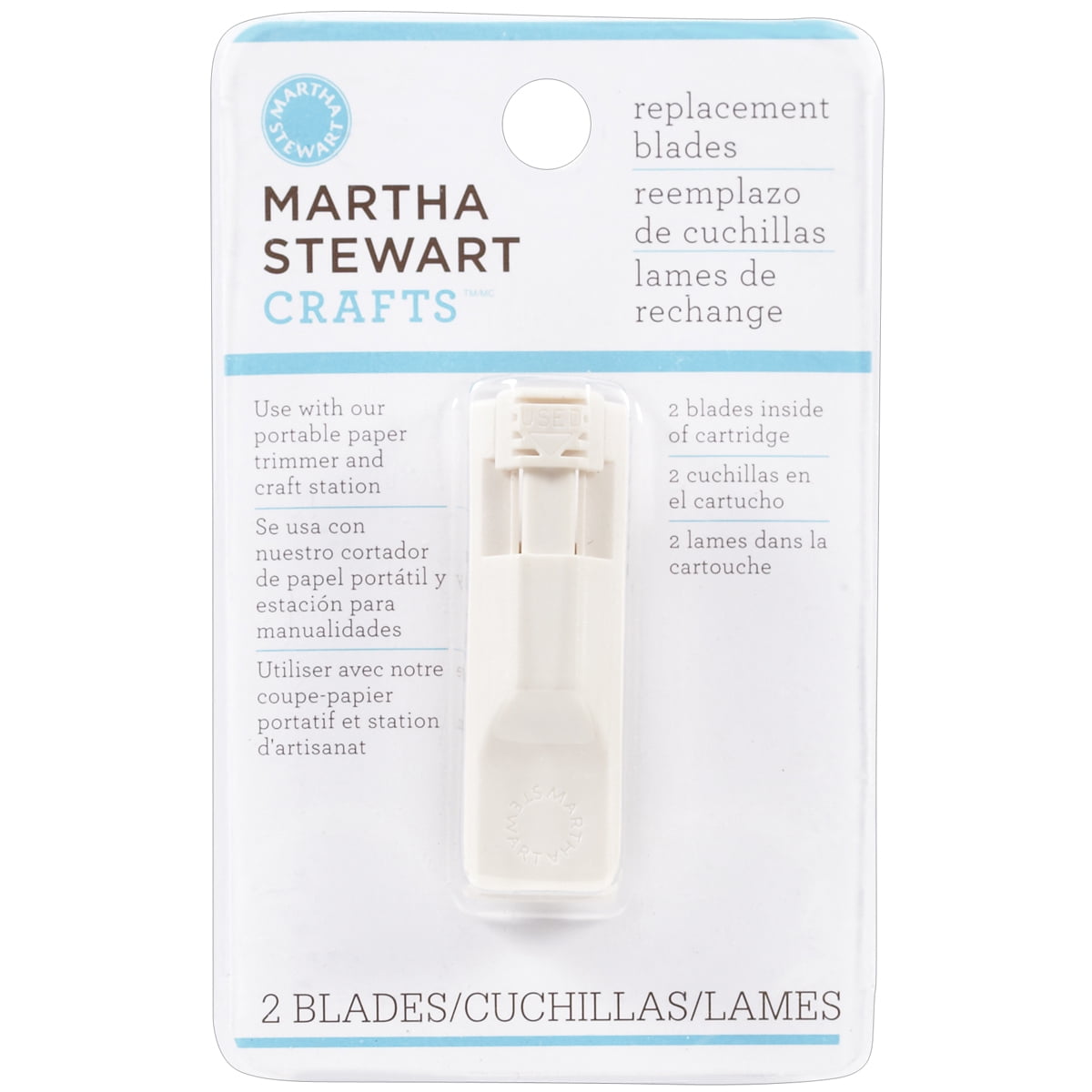 Martha Stewart Portable Trimmer Replacement BladesFor 4200010, Pk 3