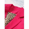 thumbnail image 3 of POGLIP Blazer Doublé Léopard Rose pour Femme, 3 of 6