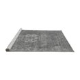 thumbnail image 2 of Ahgly Company Machine Washable Indoor Square Oriental Gray Industrial Area Rugs, 5' Square, 2 of 4