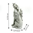 thumbnail image 3 of Estatua conmemorativa del perro ángel, piedras conmemorativas de mascotas para perros, regalos conmemorativos del perro ángel, regalos de fallecimiento de perros, regalo de pérdida de mascot, 3 of 5