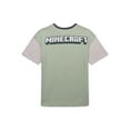 thumbnail image 3 of Minecraft Boys' Front Back Graphic Tee with Short Sleeves, Sizes 4-18, 3 of 3