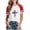 S0-Red, variant on successthop 4th of July Clothes Women Red Blue White Anniversary T Shirt Festival Shirts Crewneck Short Sleeve Tops Blue