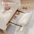 thumbnail image 6 of Rocking Chair Modern,Upholstered Glider Chair for Nursery,Comfy Armchair with Side Pocket for Living Room, 6 of 8