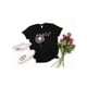 thumbnail image 2 of playera corta sin mangas para mujerDandelion Heart Shirt, Valentine Tee, Wildflower Shirt, Dandelion Shirt Valentine's Day, Valentine'sCamisetas de verano para mujer, manga corta, cuello redondo, ca, 2 of 7