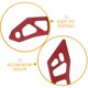 thumbnail image 3 of unbranded 1Par Soporte De Montaje Para Parabrisas Motocicleta Aluminio Rojo Compatible Con Yamaha Nmax155, 3 of 6