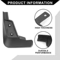 thumbnail image 6 of Front & Rear Side Automotive Mud Guards Splash Compatible for Chevrolet Cruze Sedan 2016-2020, 6 of 6