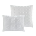 thumbnail image 2 of Grace Living Ensemble de Couette en Polyester Mendel - Design Carré Ruché, de Style Élégant, 2 of 7