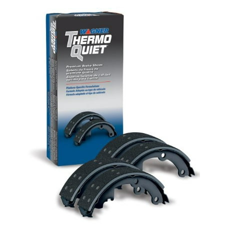 UPC 008536024750 product image for Wagner ThermoQuiet PAB627 Brake Shoe Set, Rear | upcitemdb.com