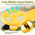 thumbnail image 5 of Costway Ride on Push Car with Storage Compartment & Train Whistle Sound Button, 5 of 10