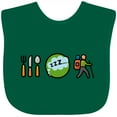 thumbnail image 3 of Inktastic Hiking Eat Sleep Hike Boys or Girls Baby Bib, 3 of 4