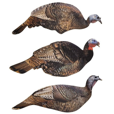 Final Approach Last Strut Turkey Silhouette Decoys - 3 Pack