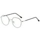 thumbnail image 2 of Gafas irregulares de estilo vintage, espejo plano transparente, luz azul, gafas , gafas poligonales para pantallas de hombres / mujer Soledad Anteojos irregulares, 2 of 4