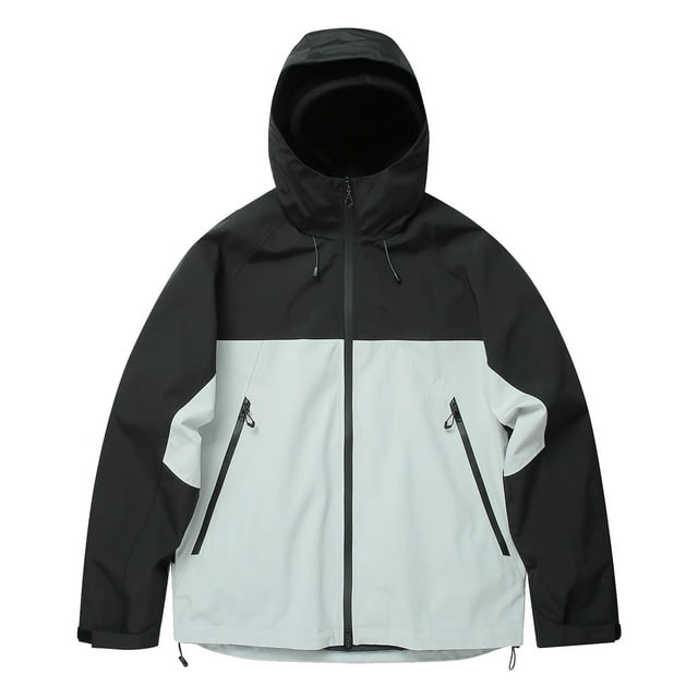 Fengqque Veste Légère UPF 50+ pour Hommes Fermeture Éclair Complète Protection Solaire Chandail à Capuchon Manches Longues Chemises de Soleil pour Hommes Randonnée Pêche Poches Zippées Gris TTTG(TTTG)