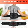 thumbnail image 2 of Cordless Waist Massager Heated Massager Belt for for Back Pain Relief Hot Compess Lower Back Massager for Men Women, 2 of 7