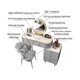 thumbnail image 5 of Luxury Laden Dressing Table Mirror Led Wood Mobile Vanity Multifunction Dressing Table Corner Meuble De Chambre Girls Furniture My Lux Decor Round, 5 of 13