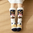thumbnail image 6 of Christmas Socks Women Men Home Fuzzy Winter Warm Slipper Socks Novelty Xmas Tree Santa Claus New Year Party Coral Fleece Cozy Socks Decor Funny Gift, 6 of 8