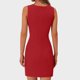thumbnail image 4 of Karight Women's Formal Shirt Dresses Summer Business Sleeveless Button Down Short Dress Elegant Work Office Outfits, 4 of 7