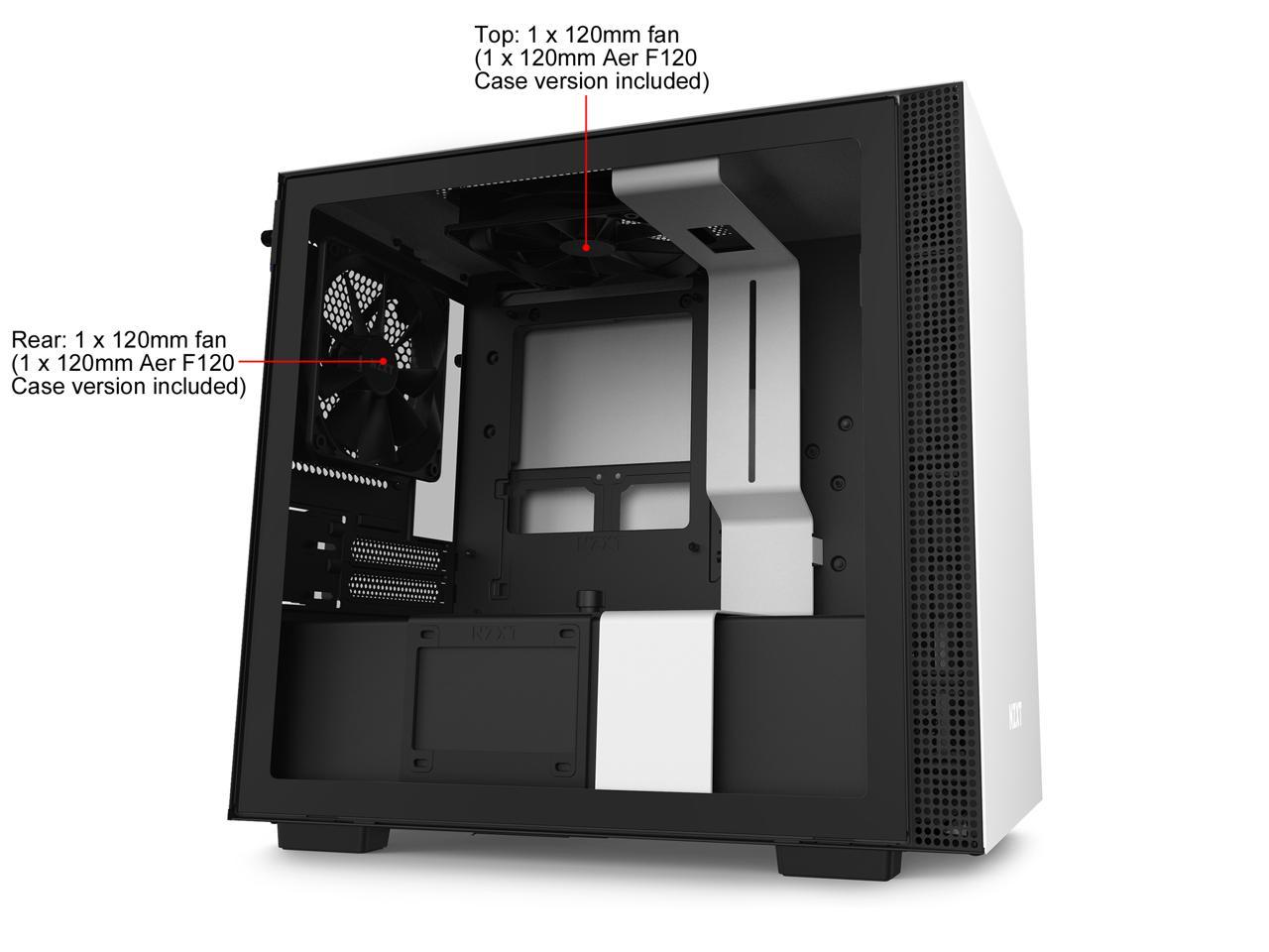 NZXT H210 Mini-ITX PCケース NZXT H210 Mini-ITX PC Gaming Case, Hot Dip Galvanized Steel